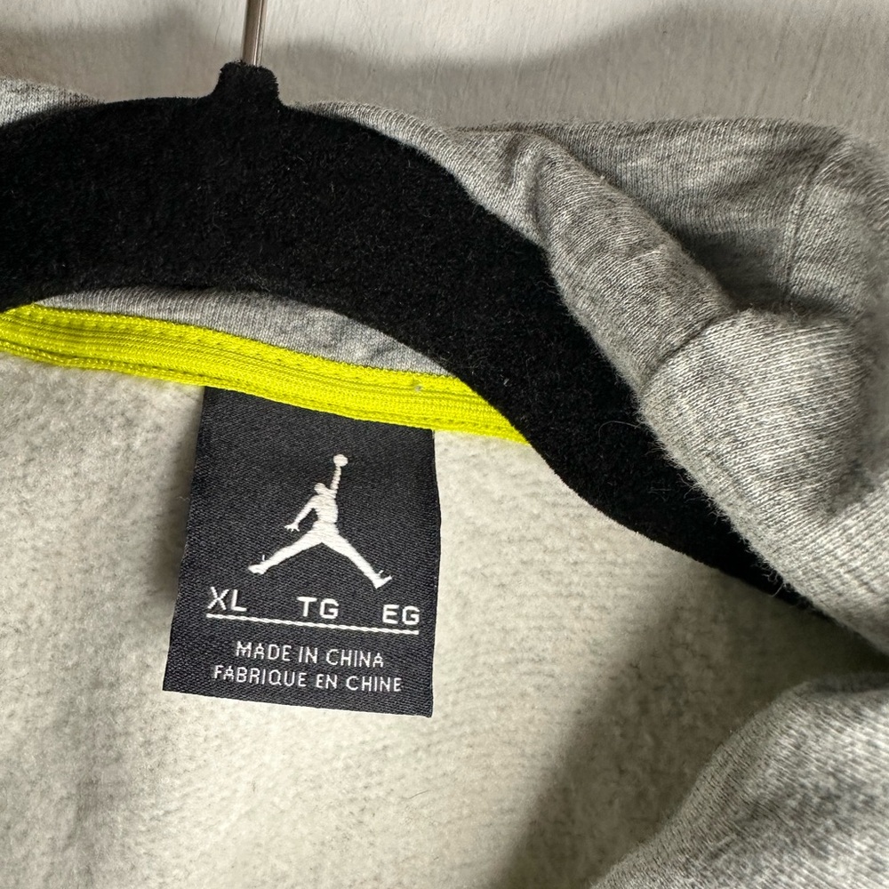 Men’s Jordan Gray and Teal Varsity Jacket - Picture 2 of 3